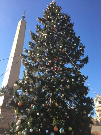 クリスマスツリー　ローマ